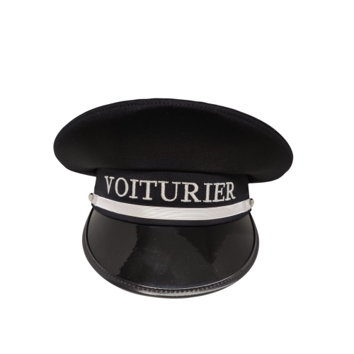 Casquette Voiturier Broderie Argent