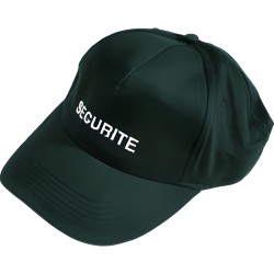 Casquette brodée Sécurité Noire ultra légère