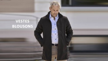 Une large sélection de vestes et de blousons