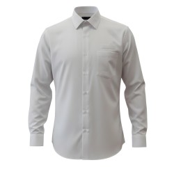 CHEMISE BLANCHE SECURITE PRIVEE avec velcro NUB