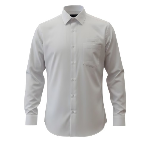 CHEMISE BLANCHE SECURITE PRIVEE avec velcro NUB
