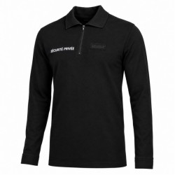 CHEMISE F1 NOIR SECURITE PRIVEE AVEC FENETRE NUB