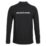 CHEMISE F1 NOIR SECURITE PRIVEE AVEC FENETRE NUB