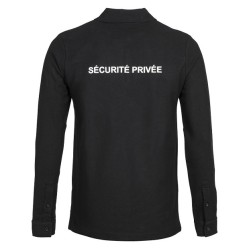 CHEMISE F1 NOIR SECURITE PRIVEE AVEC FENETRE NUB
