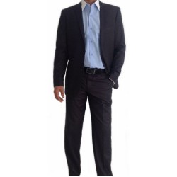 COSTUME BLEU NAVY POLYESTER VISCOSE