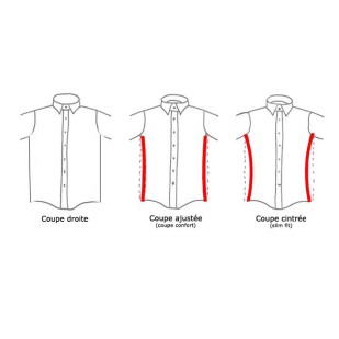 Chemise Ville Blanche Coupe Ajustée