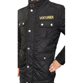 FLAP VOITURIER COEUR BRODERIE DOREE