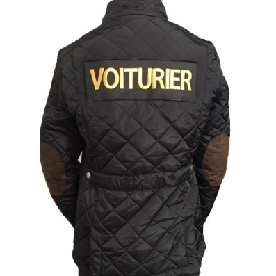 FLAP VOITURIER DOS BRODERIE DOREE