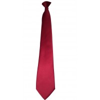 Cravate Sécurité à Clip Rouge 