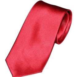 Cravate Classique Rouge