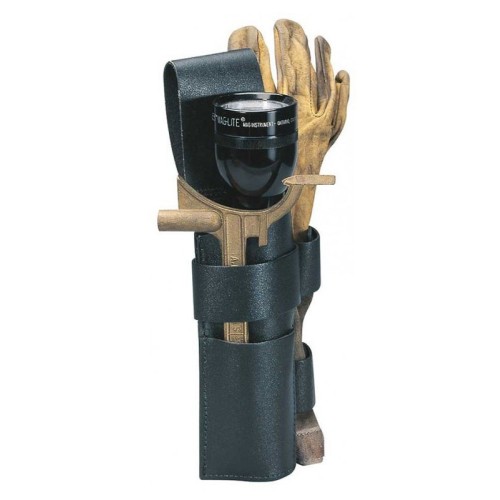 Porte accessoires en cuir (pour Gants / Clef Tricoise / Mag Lite)