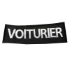 FLAP VOITURIER COEUR BRODERIE ARGENTEE