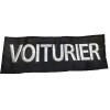 FLAP VOITURIER DOS BRODERIE ARGENTEE