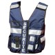 Gilet Bleu Marine Haute Visibilité Personnalisable THOR