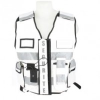 Gilet Blanc Haute Visibilité Personnalisable THOR