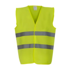 GILET HAUTE VISIBILITE JAUNE