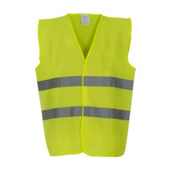 GILET HAUTE VISIBILITE JAUNE