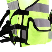 Gilet Jaune Haute Visibilité Personnalisable Réglage Tailles