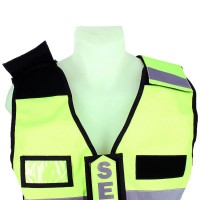 Gilet Jaune Haute Visibilité Personnalisable Réglage Poitrine