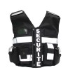 Gilet Noir Haute Visibilité  Sécurité Privée Thor