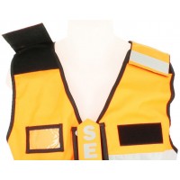 Gilet Orange Haute Visibilité Personnalisable