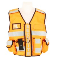 Gilet Orange Haute Visibilité Personnalisable