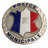 Grade adhesif pour porte carte police