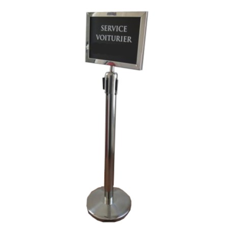 Panneau d'affichage type Voiturier Chrome