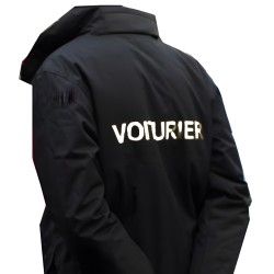 PARKA VOITURIER "BRODERIE ARGENT" PK500
