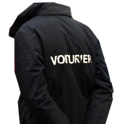 PARKA VOITURIER "BRODERIE ARGENT" PK500