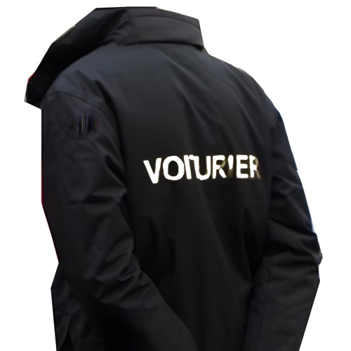 PARKA VOITURIER "BRODERIE ARGENT" PK500