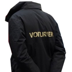 PARKA VOITURIER "BRODERIE OR" PK500 
