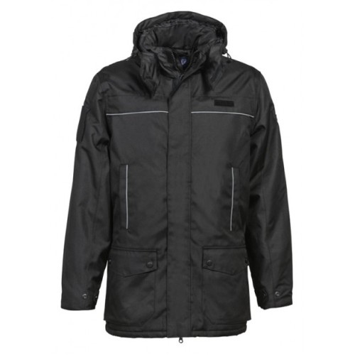 PARKA NOIRE SÉCURITÉ PRIVÉE