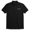 POLO NOIR VOITURIER BRODERIE OR