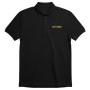 POLO NOIR VOITURIER BRODERIE OR