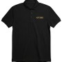 POLO NOIR VOITURIER BRODERIE OR