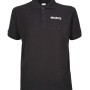 POLO SECURITE NOIR BRODERIE SECURITE BLANC