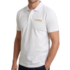 POLO BLANC VOITURIER BRODERIE OR