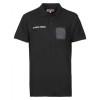 POLO NOIR SECURITE PRIVEE AVEC POCHETTE