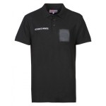 POLO NOIR SECURITE PRIVEE AVEC POCHETTE