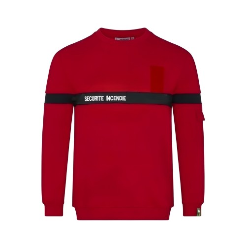 Sweat SSIAP et emplacement velcro pour pochette