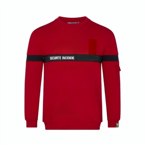 Sweat SSIAP et emplacement velcro pour pochette