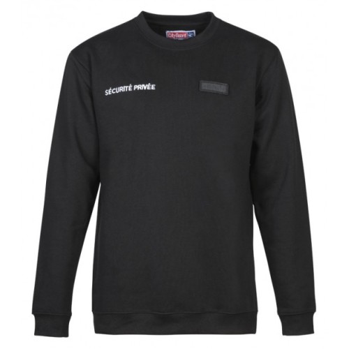 SWEAT NOIR SECURITE PRIVEE