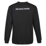 SWEAT NOIR SECURITE PRIVEE