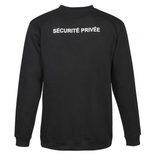 SWEAT NOIR SECURITE PRIVEE
