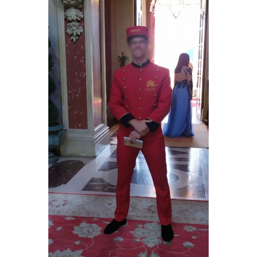 Uniforme de groom rouge