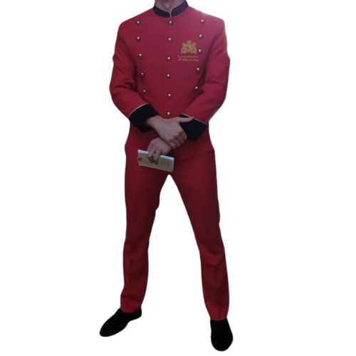 Veste de groom rouge